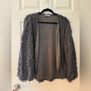Blu Pepper Shaggy Cardigan